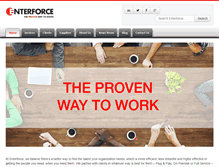Tablet Screenshot of enterforce.com
